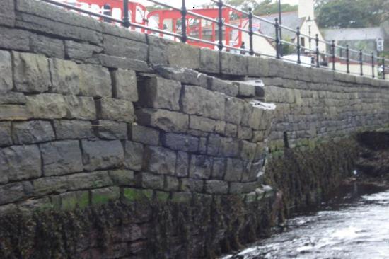 Photograph of Emergency Works Commissioned at Wick Harbour Wall
