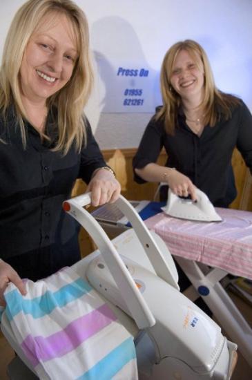 Photograph of Full Steam Ahead For New Ironing Service