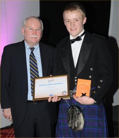 Photograph of Nathan Mackay Wins Scotland Apprentice Of The Year Award