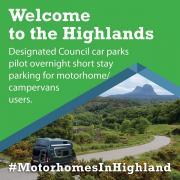 Thumbnail for article : Overnight Short Stay Parking For Motorhomes In Designated Highland Council Carparks To Be Piloted - £10 per 24 hours