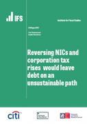 Thumbnail for article : Reversing NICs And Corporation Tax Rises Would Leave Debt On An Unsustainable Path