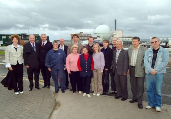 Photograph of Norwegian And Russian Visitors At Dounreay
