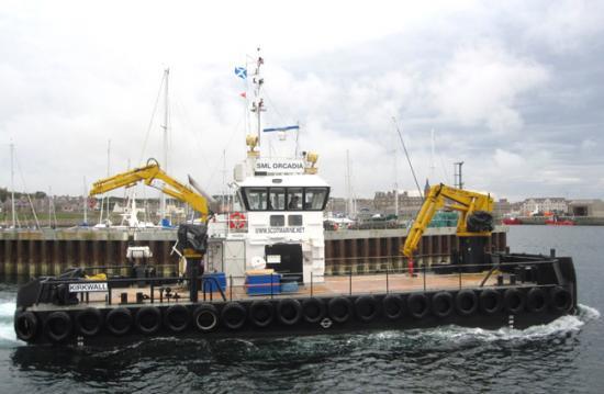 Photograph of Gills Harbour Focus For Marine Support Vessel