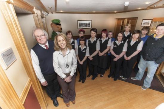 Photograph of Mackays Hotel Officially Recognised as Staymakers by Olympic Training Scheme