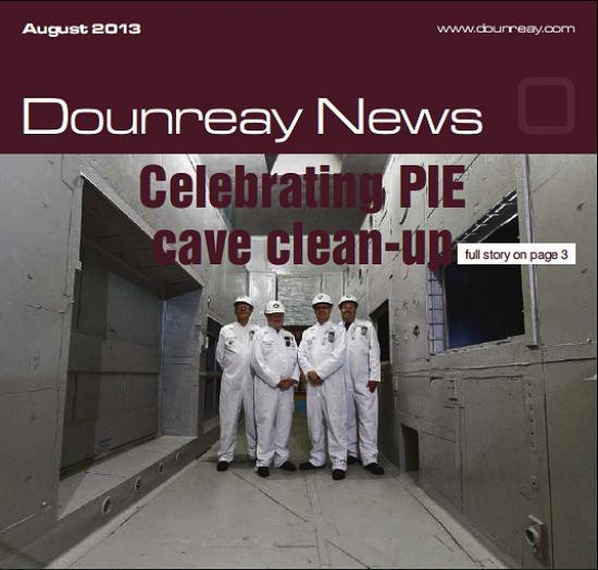 Photograph of Dounreay Site Newspaper - August 2013