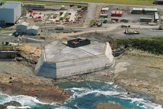Photograph of Isolation Of Dounreay's Shaft Commences
