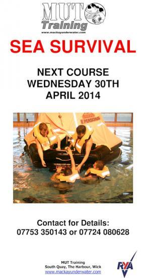 Photograph of Sea Survival Trainng Course - RYA FIRST AID