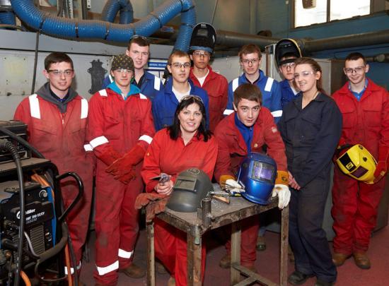Photograph of College Weld Challenge Puts Trainees to the Test
