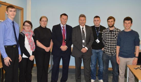 Photograph of NEW UHI Principal Meets Staff and Students At North Highland College