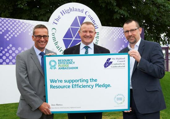 Photograph of The Highland Council lead the charge for resource efficiency in business