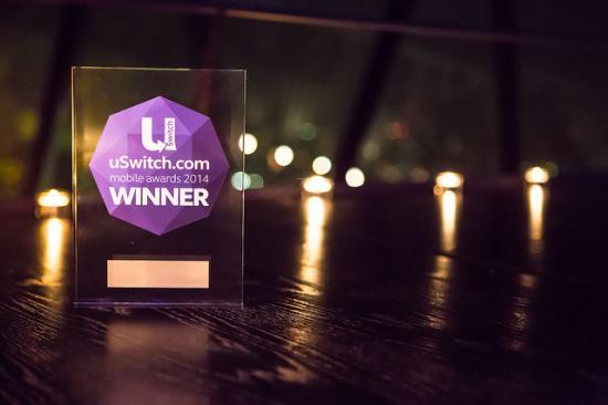 Photograph of uSwitch Mobile Awards 2014