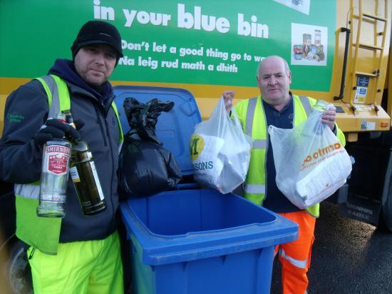 Photograph of No bags in Blue Bins To Improve Recycling