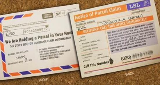 Photograph of Don't be duped by scam parcel postcards warns Highland Council Trading Standards