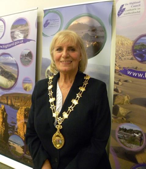 Photograph of Provost and Leader of Inverness and Area elected