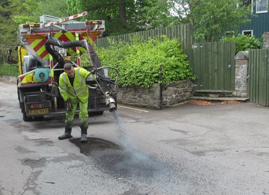 Photograph of New Jetpatcher Set To Repair Potholes Faster On Highland Council Roads