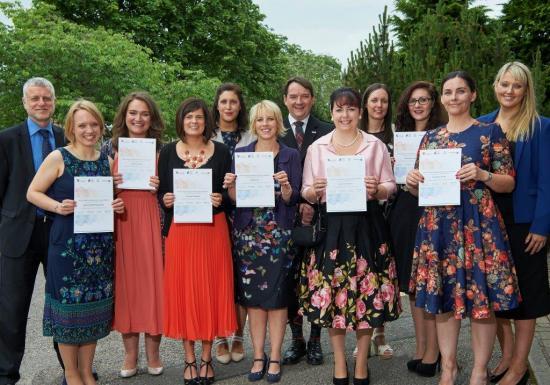 Photograph of DLITE in Highland - student teachers graduate using distance learning programme