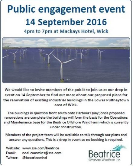 Photograph of Huge Changes For Wick Harbour - Public Event 14th September 2016