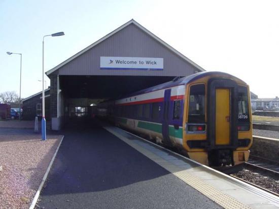 Photograph of Only 25.7% of trains at Wick arriving on time