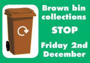 Thumbnail for article : Brown bin service stops for winter
