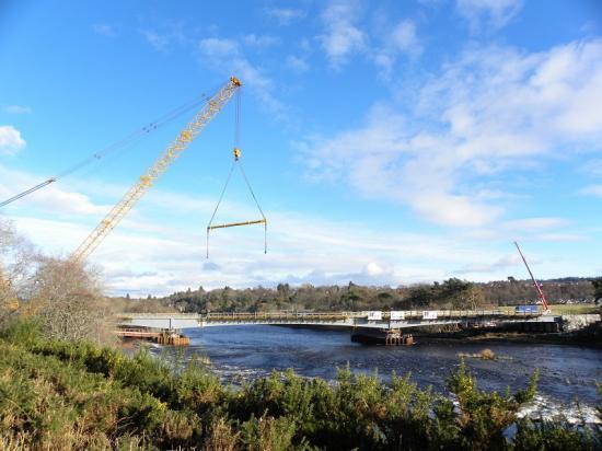 Photograph of New West Link Bridge Spans The River In Inverness