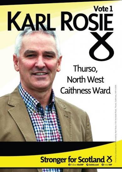 Photograph of Karl Rosie - Scottish National Party - Thurso & North West Caithness