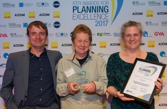 Photograph of Top excellence award for Marine Spatial Plan