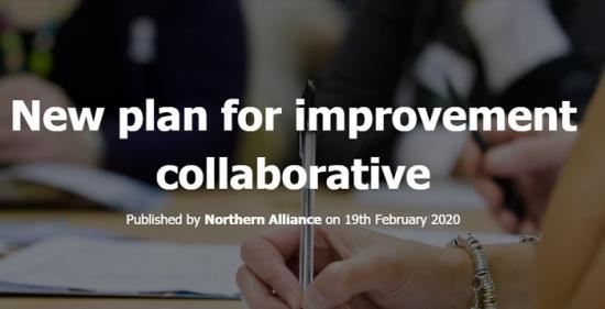 Photograph of New plan for improvement with Northern Alliance Education Group