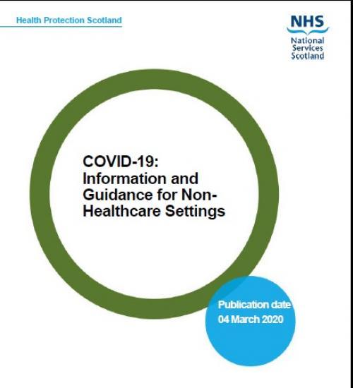 Photograph of Workplace Advice Contained In New Coronavirus Guidance