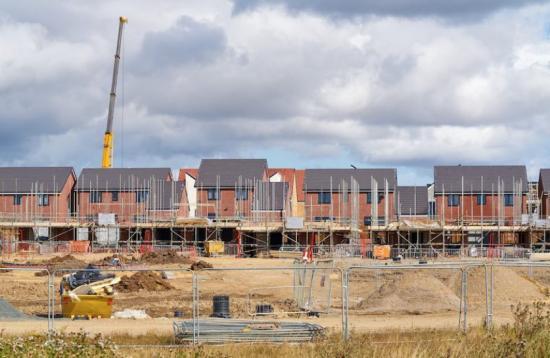 Photograph of New Build Homes Started Increased By 24%
