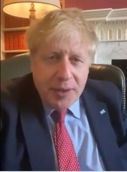 Photograph of Prime Minister Boris Johnson Has Been Tested Positive For Coronavirus