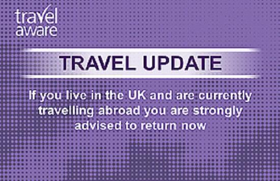 Photograph of Foreign & Commonwealth Office Steps Up Plans To Bring Home Britons Stranded Overseas