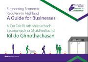 Thumbnail for article : Council launches Business Guide to support economic recovery in Highland