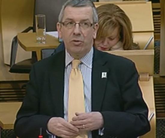 Photograph of NORTH politician extolls the virtues of Highlands & Islands