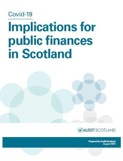 Photograph of Audit Scotland Report - Covid-19: Financial Impact