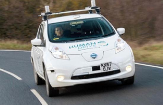 Photograph of Humandrive: Vehicle Completes 230 Mile, Self-navigated Drive Across The Uk