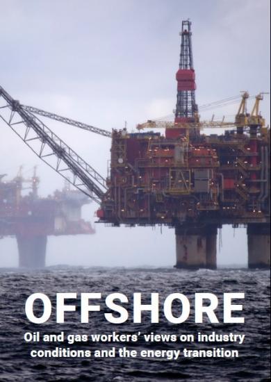 Photograph of Offshore: oil and gas workers' views on industry conditions and the energy transition