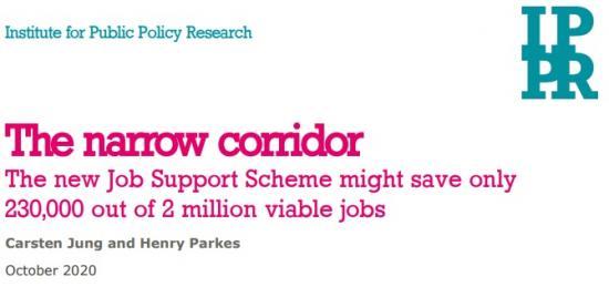 Photograph of The Narrow Corridor - Suggested Change To The Job Retention Bonus