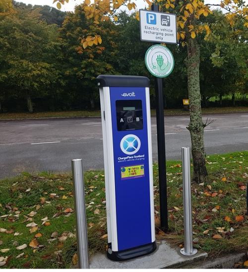 Photograph of Electric Vehicle infrastructure