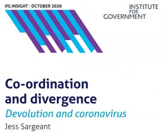 Photograph of Co-ordination and divergence: devolution and coronavirus