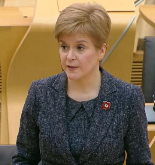 Photograph of Nicola Sturgeon urges People to avoid travel between Scotland and England
