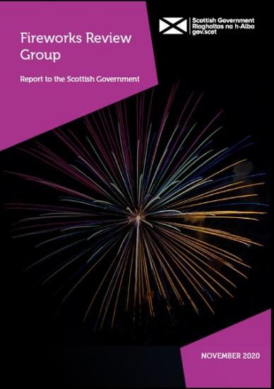 Photograph of Tackling Anti-social Fireworks Use - Firework Review Report