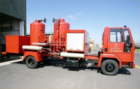 Photograph of Liquid Metal Fire Tenders Phased Out At Dounreay