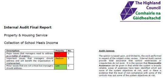 Photograph of Highland Council Ensures No Child Goes Hungry at School
