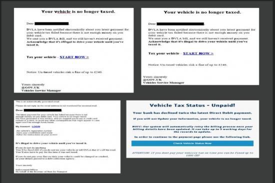 Photograph of DVLA releases latest scam images to help keep motorists safe online