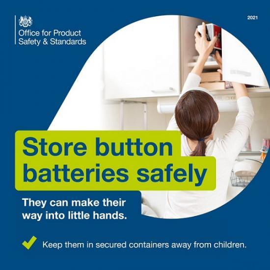 Photograph of New Button Battery Safety Campaign