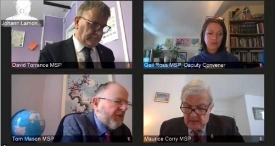 Photograph of MSP Gives Views To Scottish Parliament Committee On Chat Petition