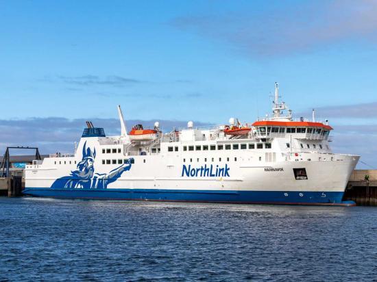Photograph of Serco NorthLink Ferries reveals passenger numbers for first two months of 2021