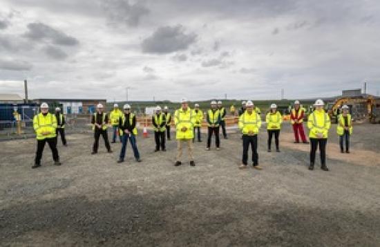 Photograph of World's Deepest Nuclear Clean-up Underway At Dounreay