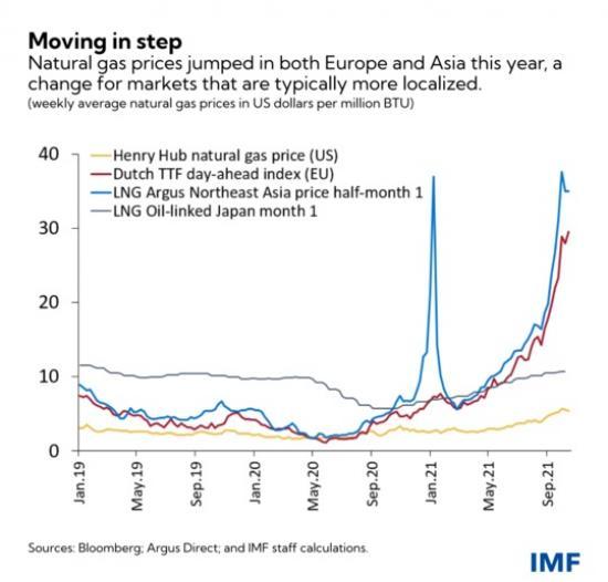 Photograph of Surging Energy Prices May Not Ease Until Next Year