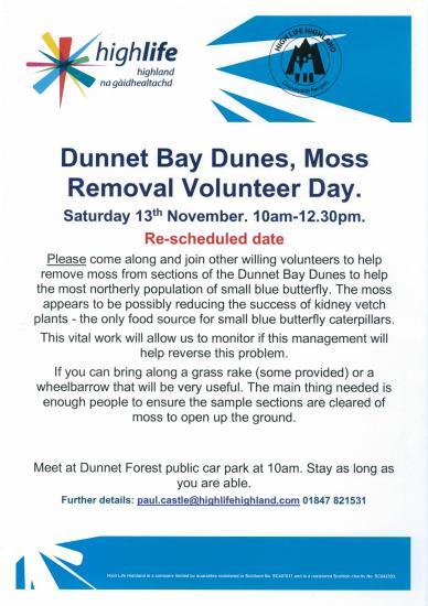 Photograph of Moss Removal At Dunnet New Date Now Wind  Has Subsided